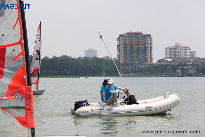 Parsun F30 outboard motor have a perfect performance in securing international regattas