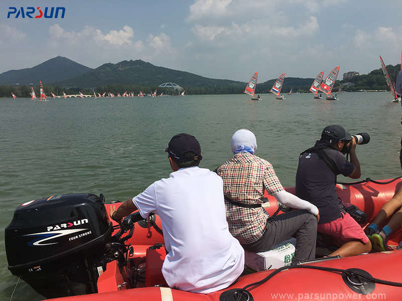 Parsun F30 outboard motor have a perfect performance in securing international regattas