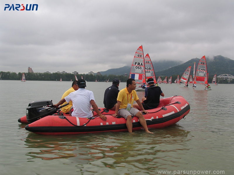 Parsun F30 outboard motor have a perfect performance in securing international regattas