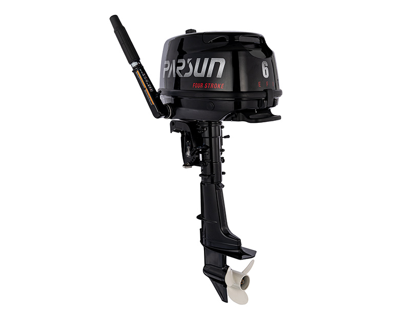 side view of F6A EFI outboard motor 
