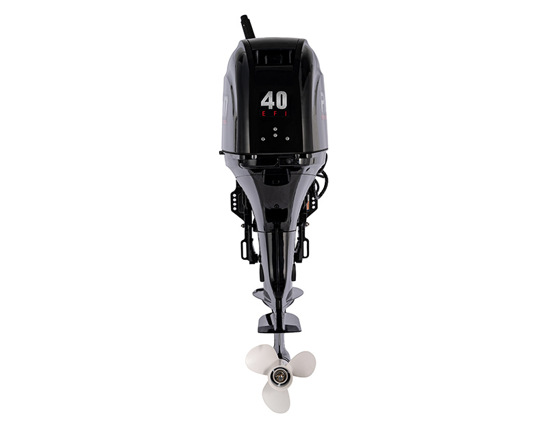 front view of F40 outboard motor