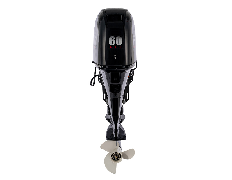 front view of F60 outboard motor