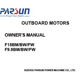 F9.9F15 Owners Manual 2018-4-23 F9.9F15 Owners Manual 2018-4-23