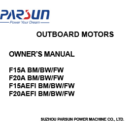 F15A/F20A outboard motor owner manual F15A/F20A outboard motor owner manual