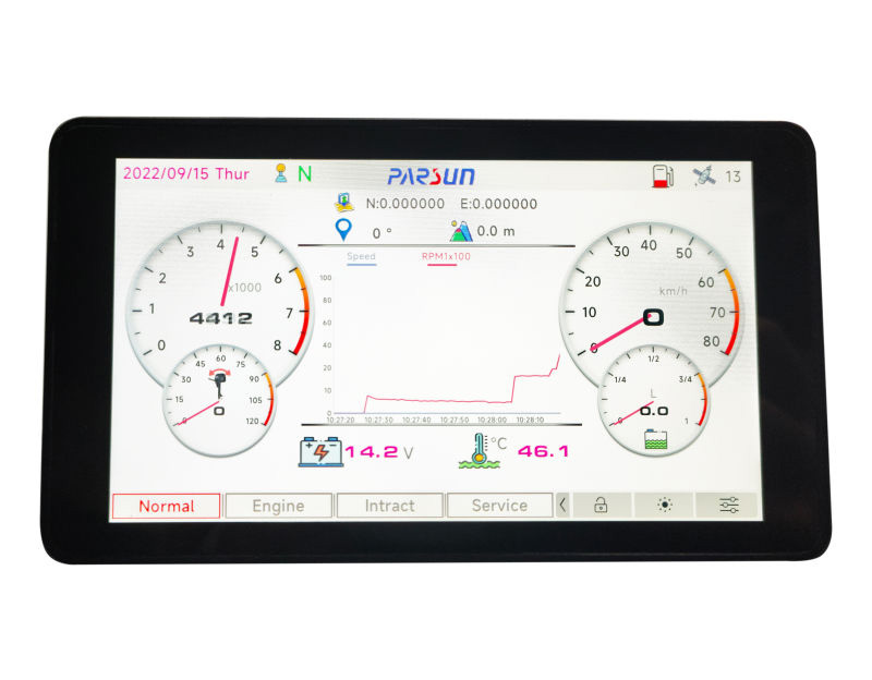 EFI Outboard Motors Touch Screen Gauge