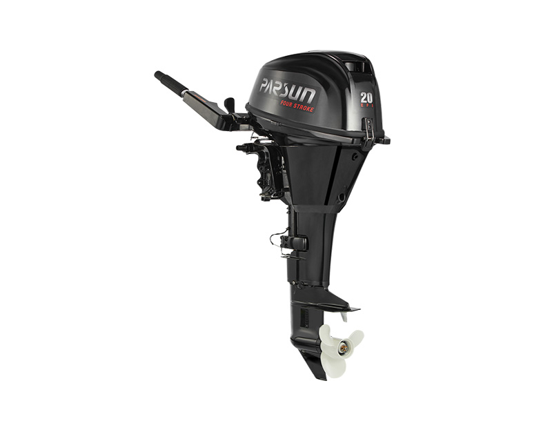 side view of F20BWL EFI outboard motor 